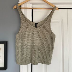 Green Knit Tank